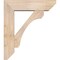 Ekena Millwork Legacy Slat Smooth Bracket w/ Offset Brace, Douglas Fir, 7 1/2"W x 28"D x 32"H BKT0806X28X32LEC06SDF - alternate 2